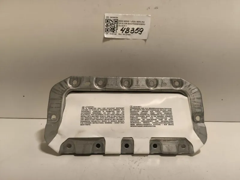 Air-bag Passeggero 34089354 Bmw Serie 1 F20 Berlina 2015