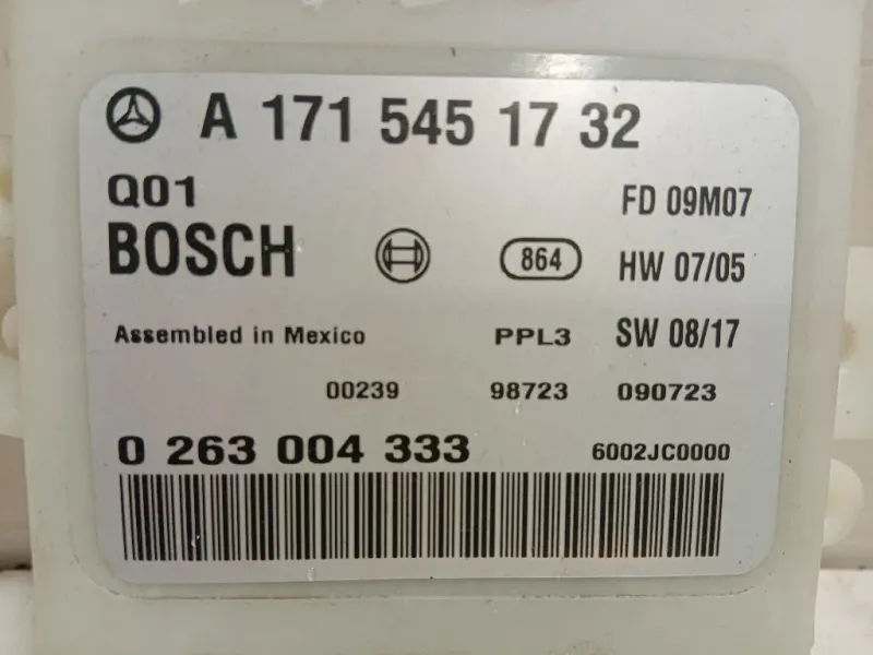 Centralina Sensori Parcheggio Paraurti ANT A1715451732 Mercedes Classe SLK R171 2004