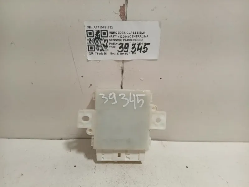 Centralina Sensori Parcheggio Paraurti ANT A1715451732 Mercedes Classe SLK R171 2004