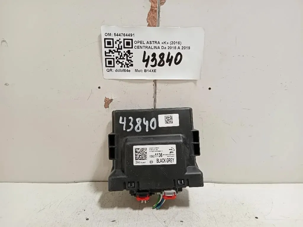 Centralina Sensori Parcheggio Paraurti ANT 544764491 Opel Astra K 2016