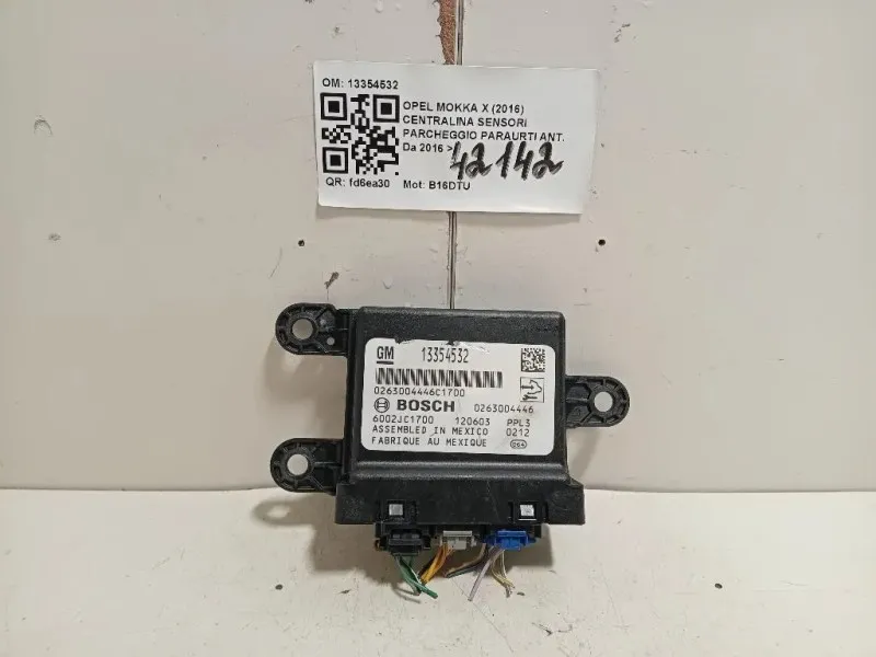 Centralina Sensori Parcheggio Paraurti ANT 13354532 Opel Mokka X 2016