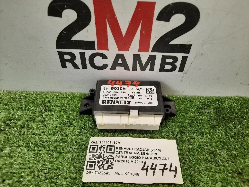 Centralina Sensori Parcheggio Paraurti ANT 259909460R Renault Kadjar 2015