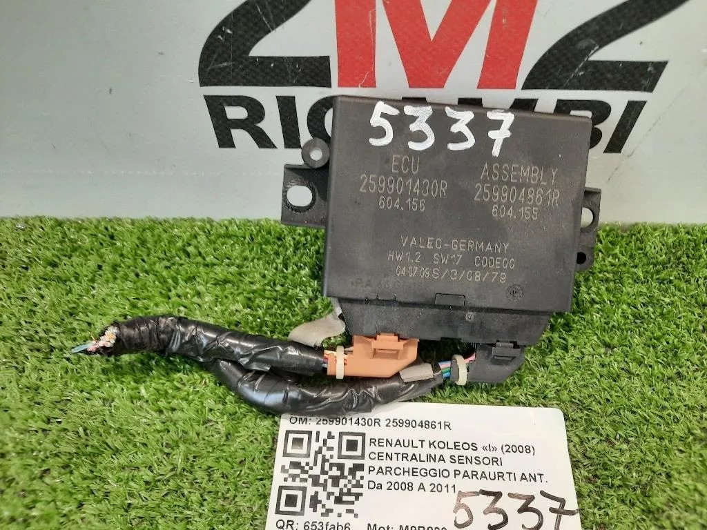 Centralina Sensori Parcheggio Paraurti ANT 259901430R 259904861R Renault Koleos I 2008