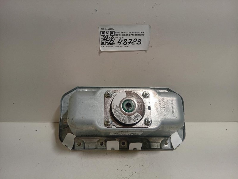 Air-bag Passeggero 34089354 Bmw Serie 1 F20 Berlina 2015