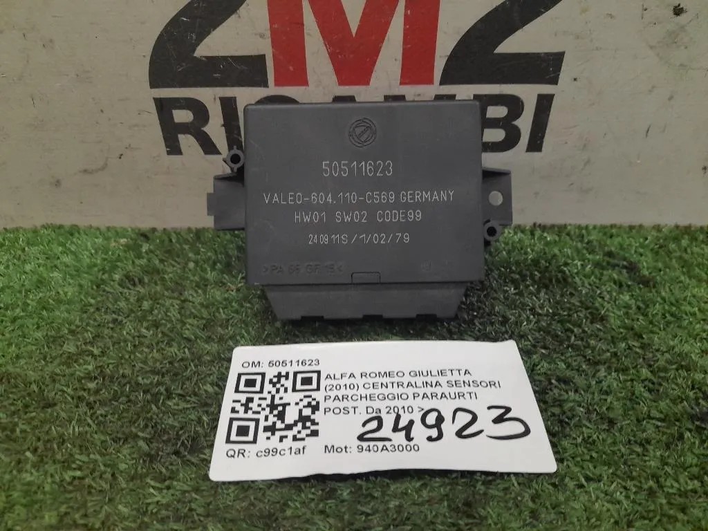 Centralina Sensori Parcheggio Paraurti POST 50511623 Alfa Romeo Giulietta 2010
