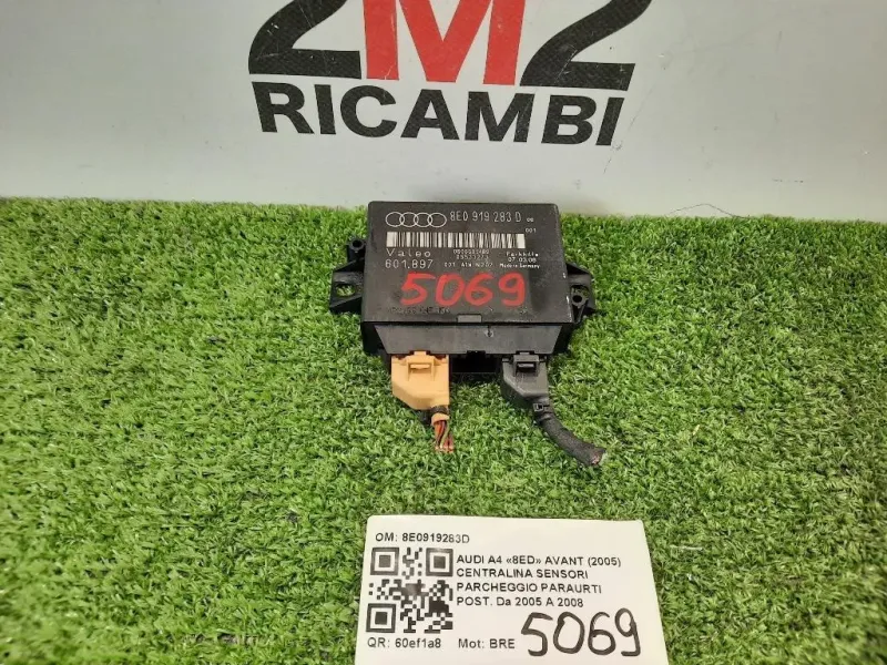 Centralina Sensori Parcheggio Paraurti POST 8E0919283D Audi A4 8ED Avant 2005