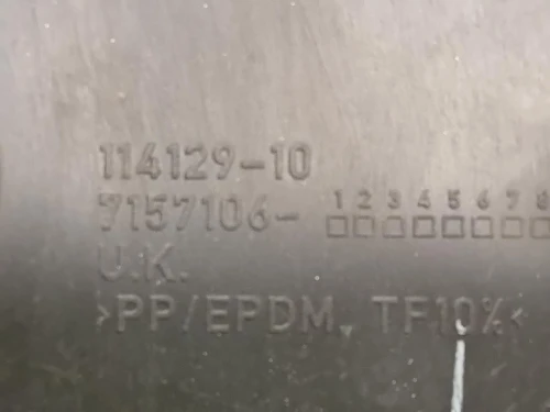 Modanatura Paracolpi Passaruota POST DX 7157106 Mini MINI Cooper R56 2007