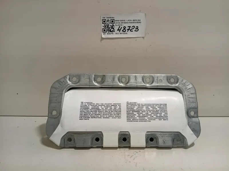 Air-bag Passeggero 34089354 Bmw Serie 1 F20 Berlina 2015