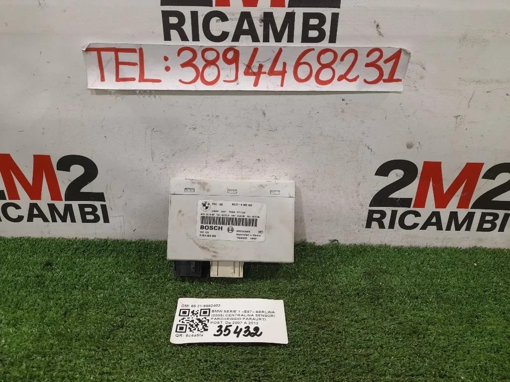 Centralina Sensori Parcheggio Paraurti POST 6621-6982402 Bmw Serie 1 E87 Berlina 2005