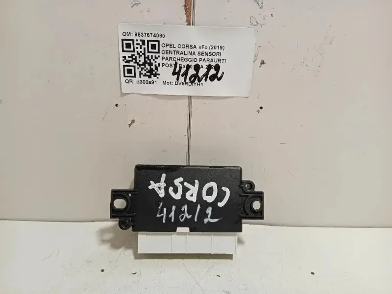 Centralina Sensori Parcheggio Paraurti POST 9837674080 Opel Corsa F 2019
