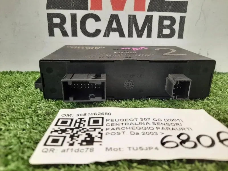 Centralina Sensori Parcheggio Paraurti POST 9651662680 POST Peugeot 307 CC 2001