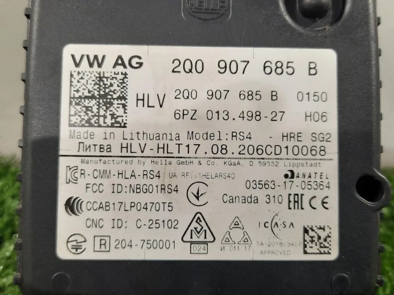 Centralina Sensori Parcheggio Paraurti POST 2Q0907685A SX Volkswagen T-roc 2017