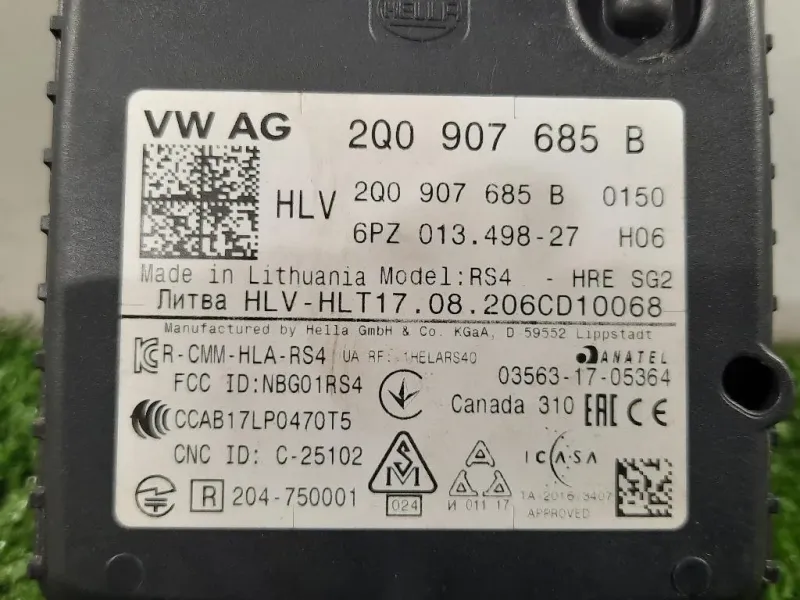 Centralina Sensori Parcheggio Paraurti POST 2Q0907685A SX Volkswagen T-roc 2017