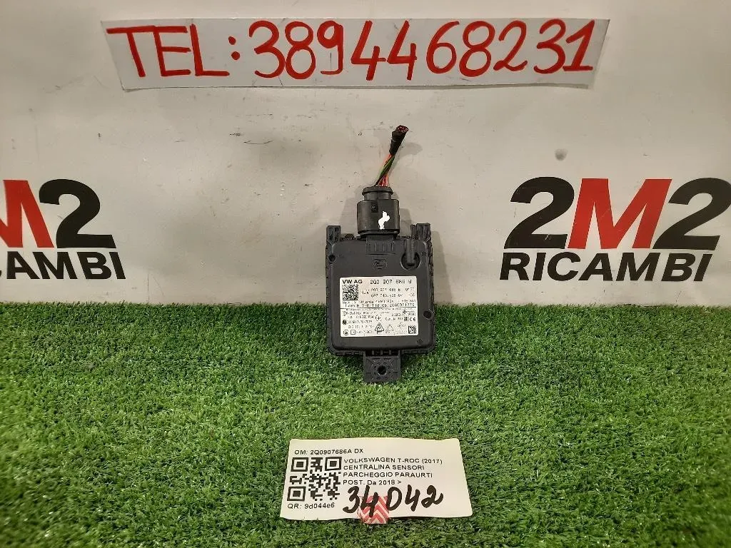 Centralina Sensori Parcheggio Paraurti POST 2Q0907686A DX Volkswagen T-roc 2017