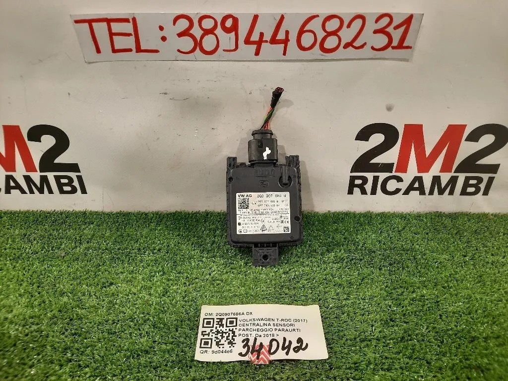 Centralina Sensori Parcheggio Paraurti POST 2Q0907686A DX Volkswagen T-roc 2017