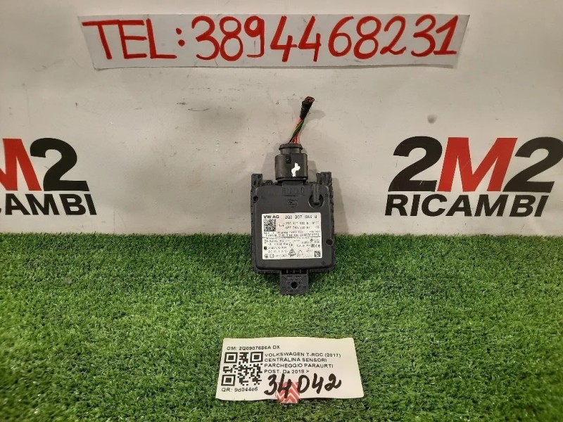 Centralina Sensori Parcheggio Paraurti POST 2Q0907686A DX Volkswagen T-roc 2017