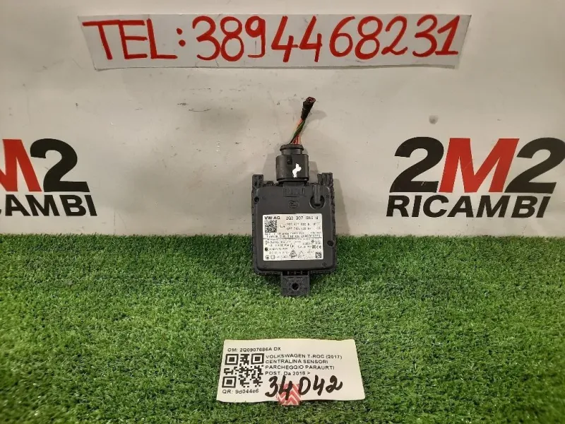 Centralina Sensori Parcheggio Paraurti POST 2Q0907686A DX Volkswagen T-roc 2017