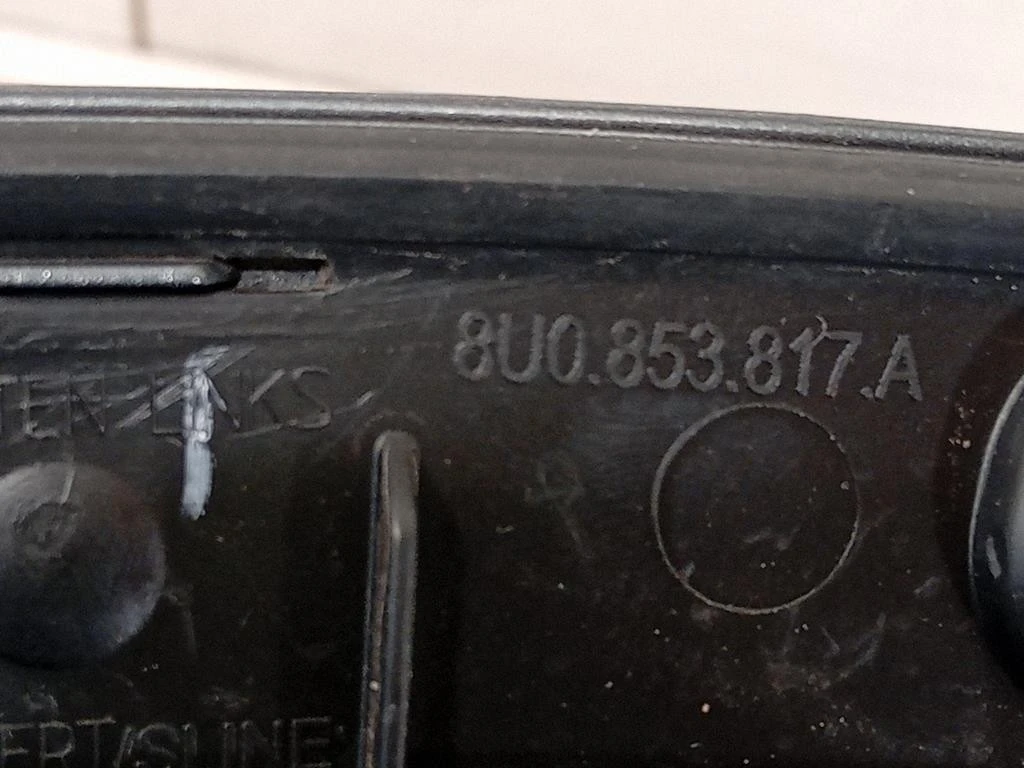 Modanatura Paracolpi Passaruota POST SX 8U0853817B Audi Q3 8UB 2012