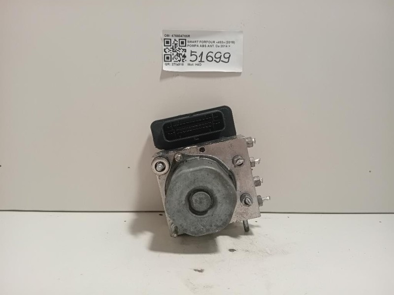 Pompa ABS ANT 476604765R Smart Forfour 453 2015