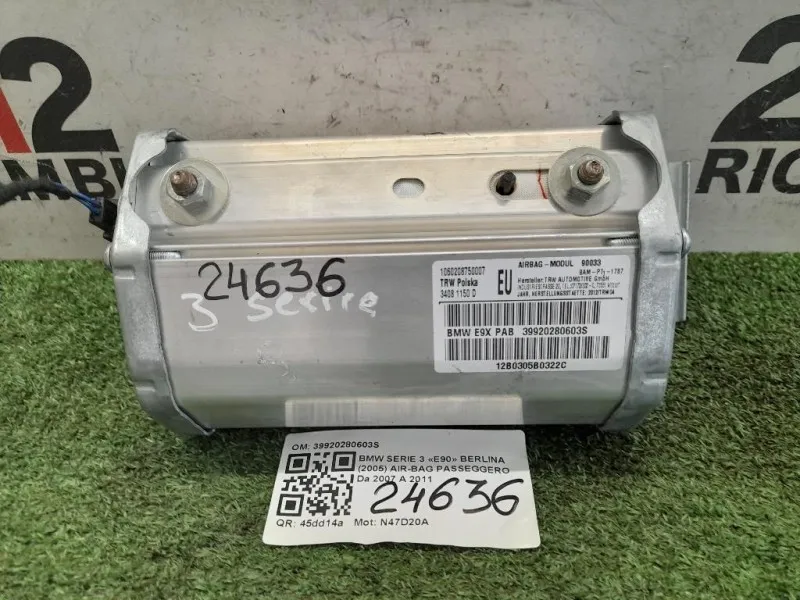 Air-bag Passeggero 39920280603S Bmw Serie 3 E90 Berlina 2005