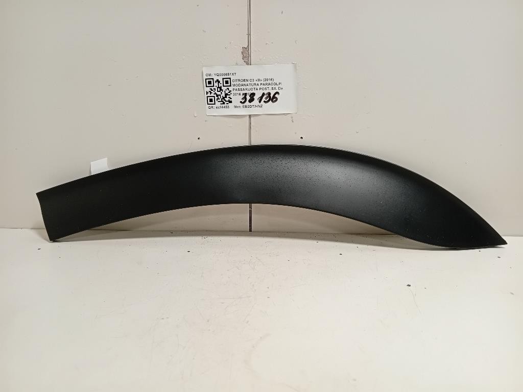 Modanatura Paracolpi Passaruota POST SX YQ000651XT SX Citroen C3 III 2016