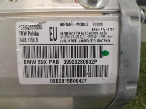 Air-bag Passeggero 39913824704Y Bmw Serie 3 E90 Berlina 2005