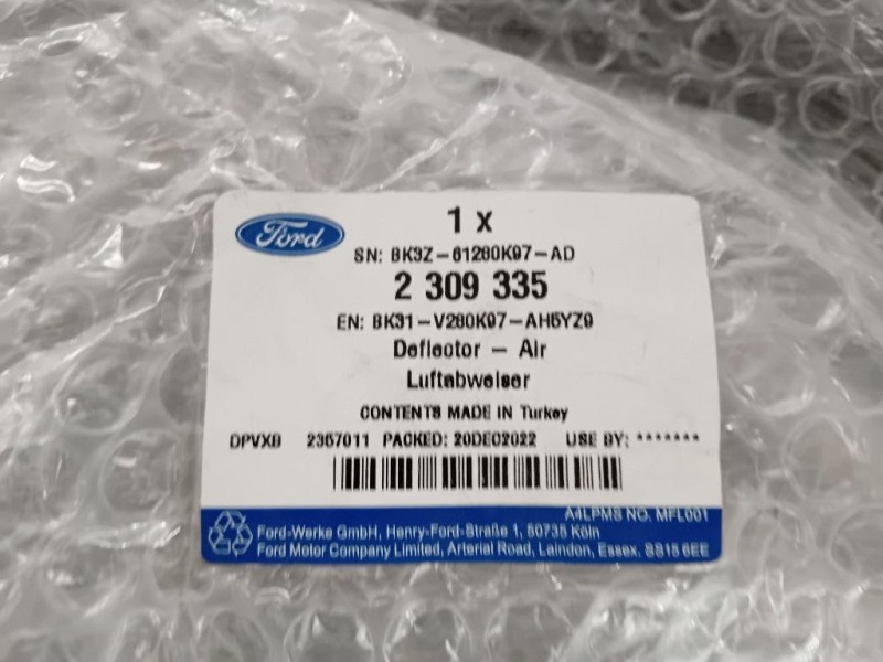 Modanatura Paracolpi Passaruota POST SX BK31-V280K97-A Ford Transit VI 2019