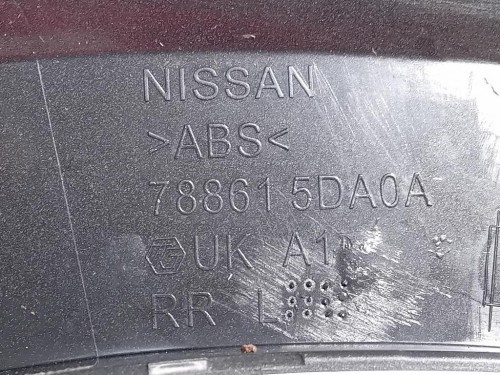 Modanatura Paracolpi Passaruota POST SX 788615DA0A Infiniti Q30 2015
