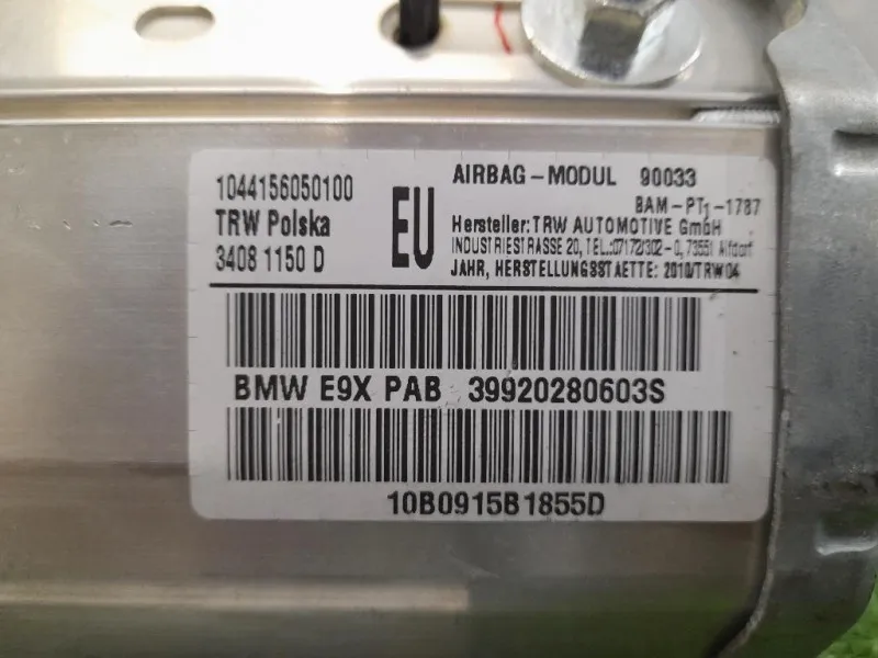 Air-bag Passeggero 39920280603S Bmw Serie 3 E90 Berlina 2005