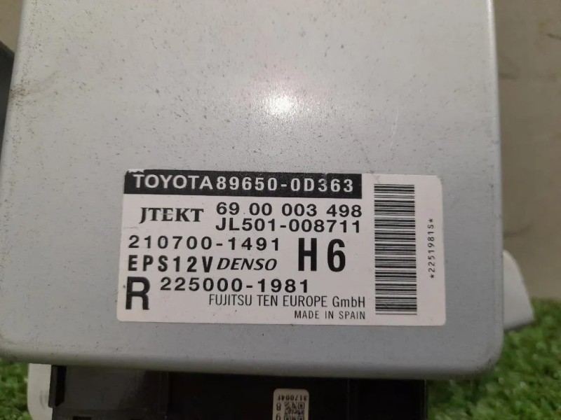 Centralina Servosterzo 896500D363 Toyota Yaris IV 2014