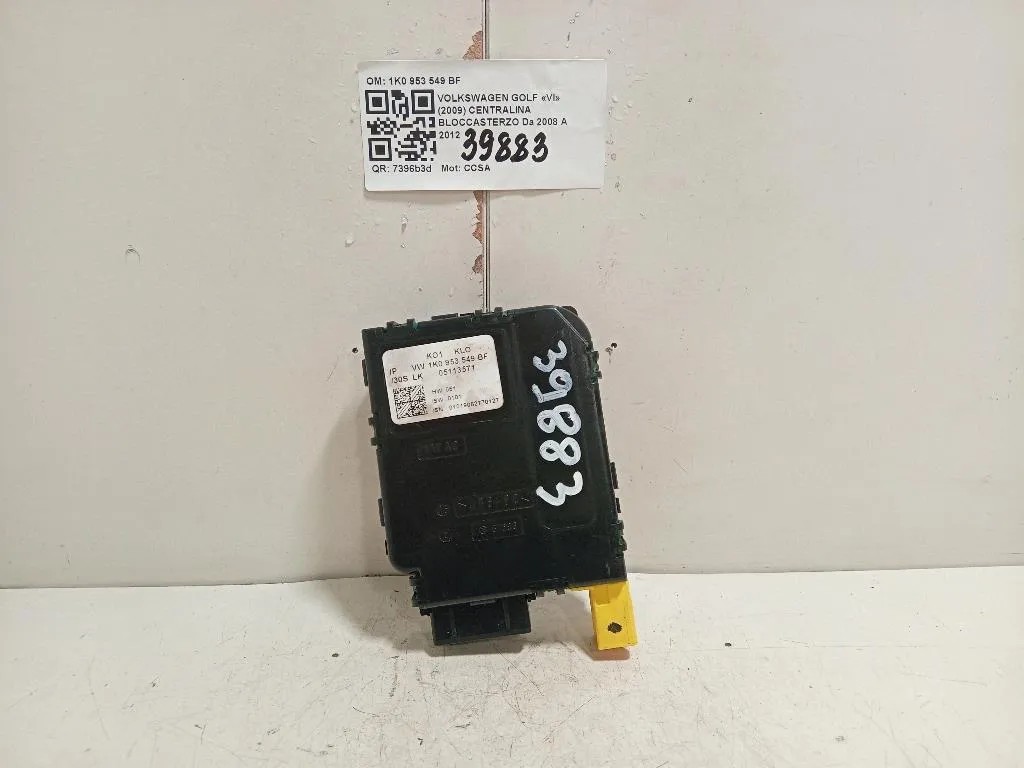 Centralina Servosterzo 1K0 953 549 BF 1K0953549BF Volkswagen GOLF VI 2009