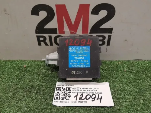Centralina Sistema Antifurto 8973047020 Toyota Prius I 2004