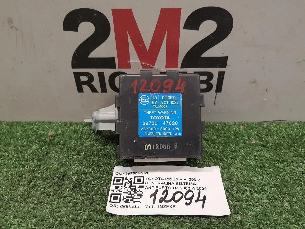 Centralina Sistema Antifurto 8973047020 Toyota Prius I 2004