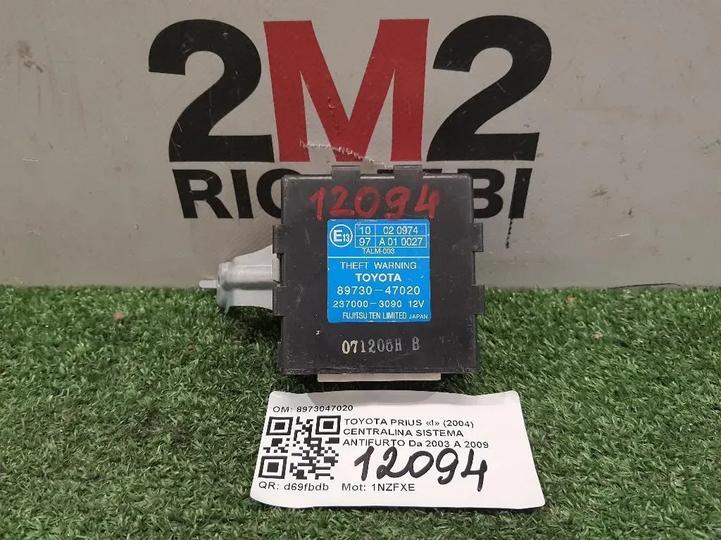 Centralina Sistema Antifurto 8973047020 Toyota Prius I 2004