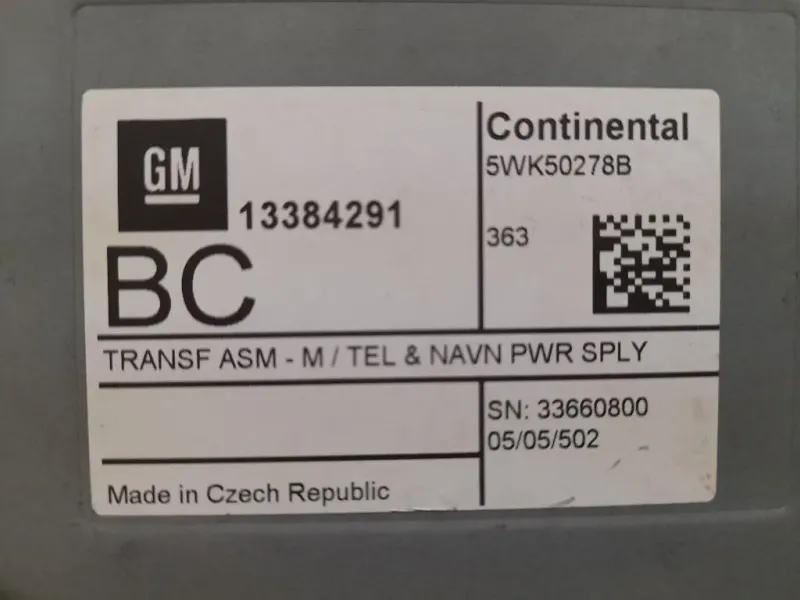 Centralina Sistema DI Navigazione 5WK50278B Chevrolet Captiva II 2011