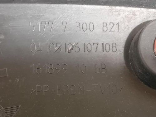 Modanatura Paracolpi Passaruota POST SX
