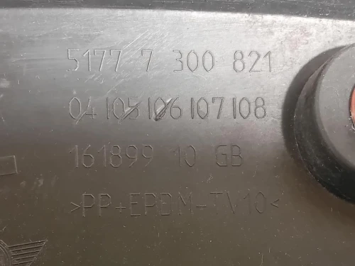 Modanatura Paracolpi Passaruota POST SX 5177 7300821 Mini MINI Cooper F56 2018