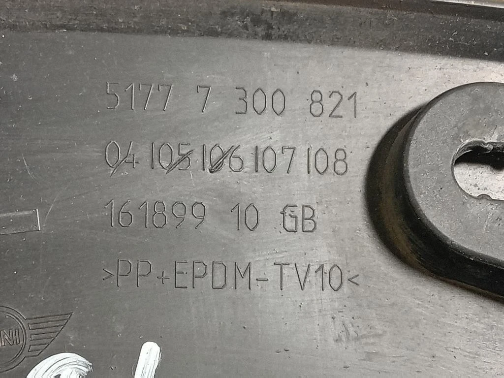 Modanatura Paracolpi Passaruota POST SX 5177 7300821 Mini MINI Cooper F56 2018