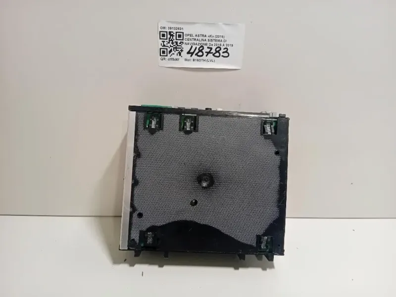 Centralina Sistema DI Navigazione 39132631 Opel Astra K 2016