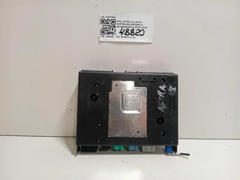 Centralina Sistema DI Navigazione 84387989 Opel Astra K 2016