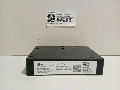 Centralina Sistema DI Navigazione 84186829 Opel Astra K 2016