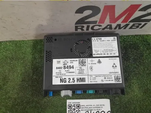 Centralina Sistema DI Navigazione 84028494 Opel Astra K SW 2016