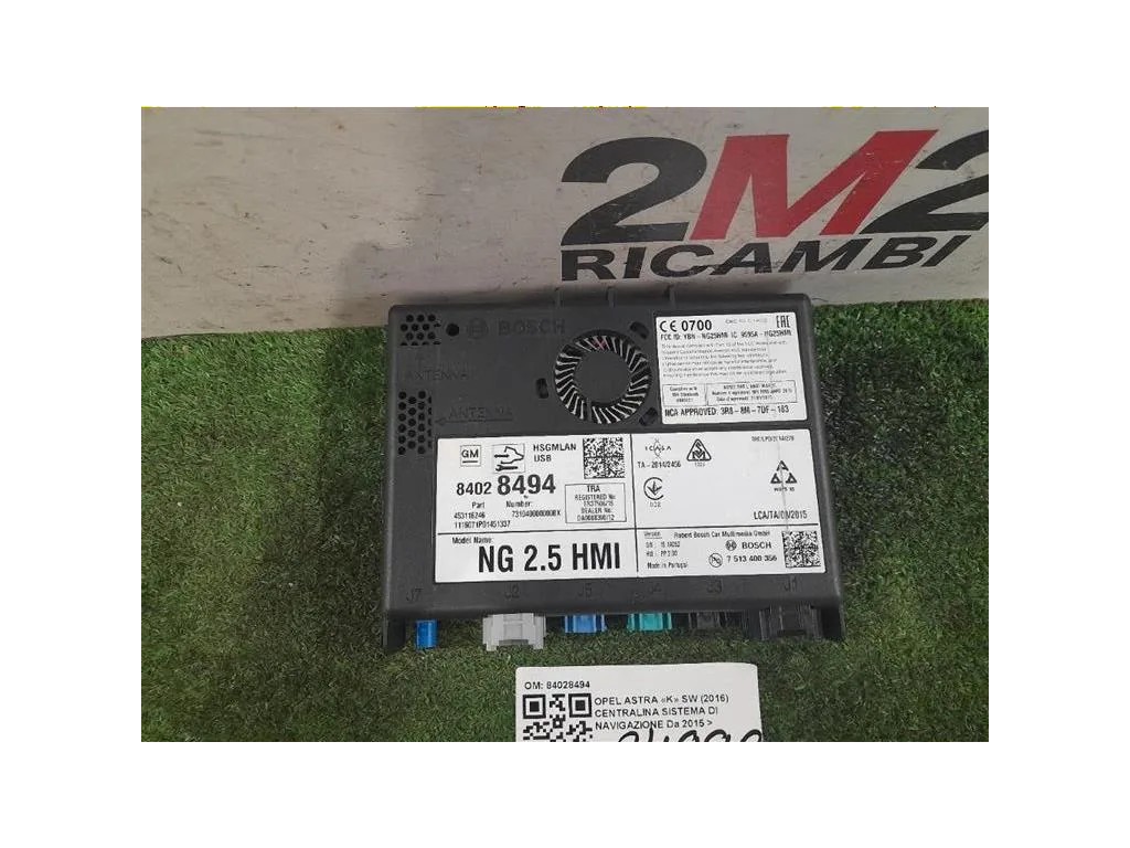 Centralina Sistema DI Navigazione 84028494 Opel Astra K SW 2016