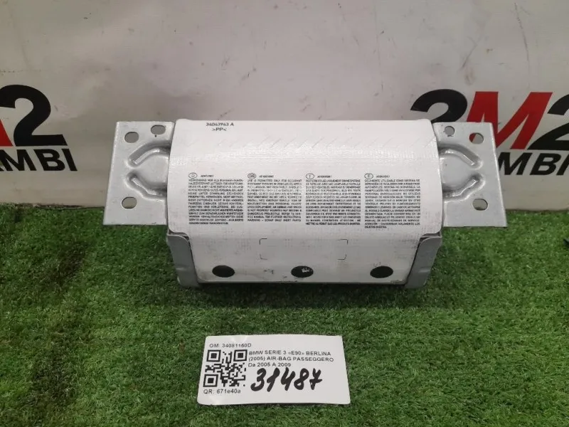 Air-bag Passeggero 34081150D Bmw Serie 3 E90 Berlina 2005