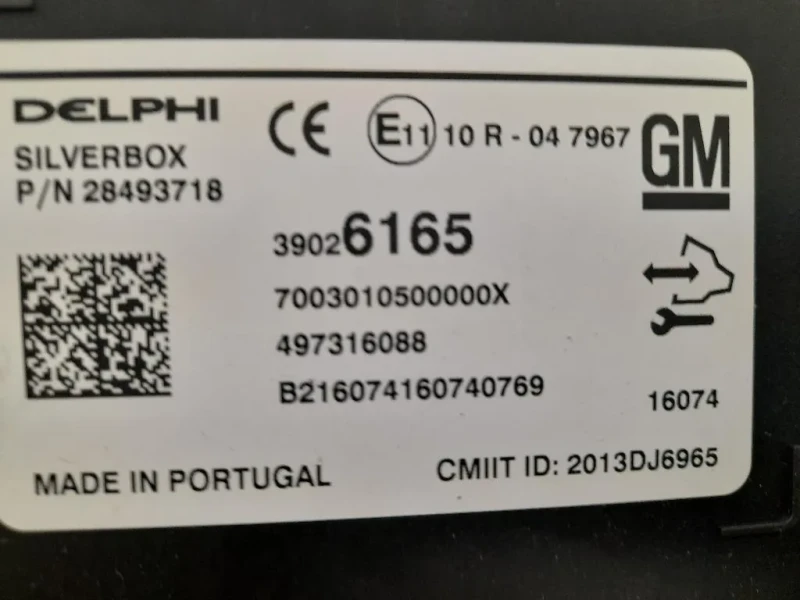 Centralina Sistema DI Navigazione 39026165 Opel Astra K SW 2016