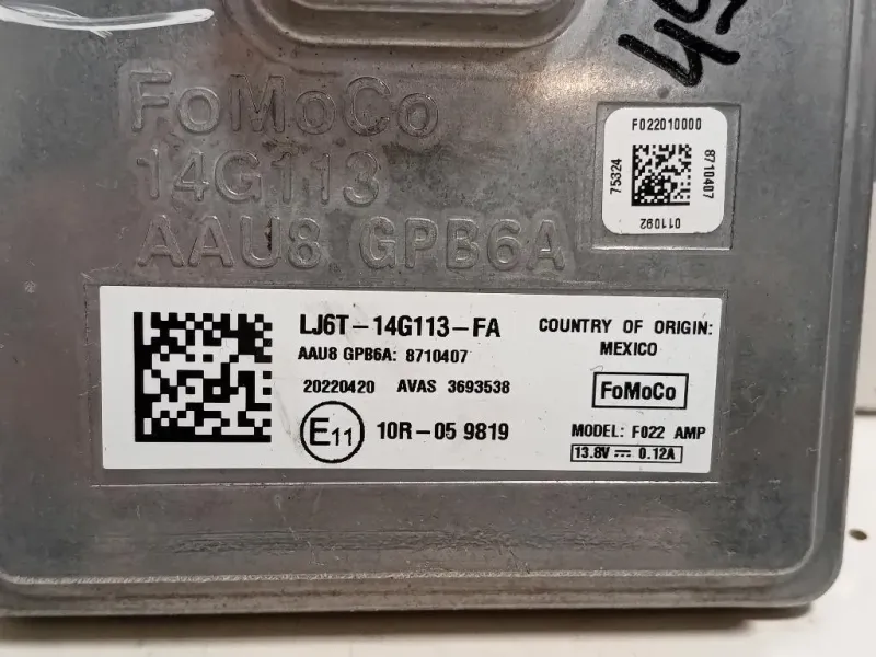 Centralina Sistema Protezione Pedoni LJ6T-14G113-FA Ford KUGA III 2020