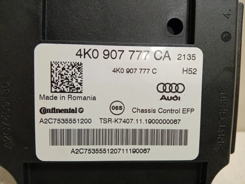 Centralina Sospensioni AD ARIA 4K0 907 777 CA Audi A6 4GD Avant 2016