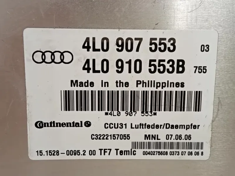 Centralina Sospensioni AD ARIA 4L0 907 553 Audi Q7 4LB 2006