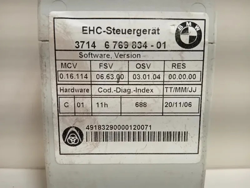 Centralina Sospensioni AD ARIA 3714 6 769 804-01 Bmw Serie 7 E66 2003