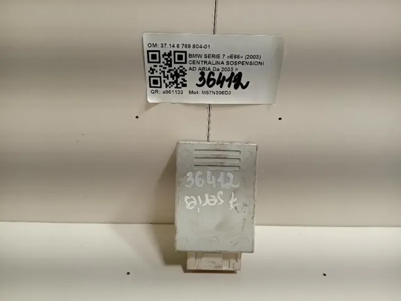 Centralina Sospensioni AD ARIA 3714 6 769 804-01 Bmw Serie 7 E66 2003